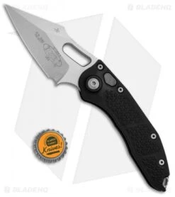 Microtech Stitch Automatic Knife Black (3.75" Stonewash) 169-10 7 Microtech Stitch Automatic Knife Black (3.75" Stonewash) 169-10 -Microtech Microtech Stitch Black SW 169 10 BHQ 71981 jr bottlecap 1