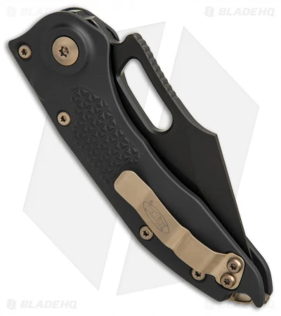 Microtech Stitch Automatic Knife Black (3.75" Black DLC) 3 Microtech Stitch Automatic Knife Black (3.75" Black DLC) - Image 3