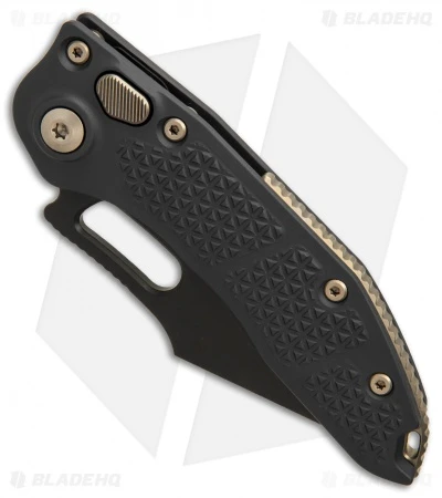Microtech Stitch Automatic Knife Black (3.75" Black DLC) 2 Microtech Stitch Automatic Knife Black (3.75" Black DLC) - Image 2
