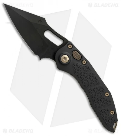 Microtech Stitch Automatic Knife Black (3.75" Black DLC) 1 Microtech Stitch Automatic Knife Black (3.75" Black DLC)