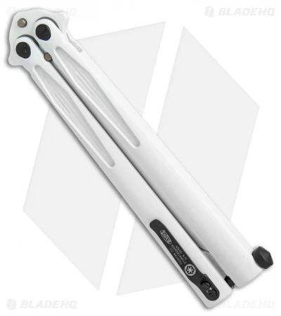 Microtech Tachyon III Balisong Butterfly Storm Trooper (4.5" White) 173-1ST 2 Microtech Tachyon III Balisong Butterfly Storm Trooper (4.5" White) 173-1ST - Image 2
