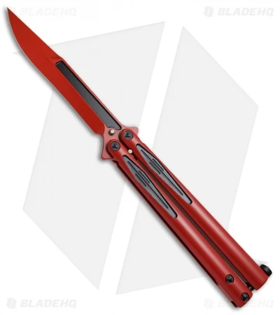 Microtech Tachyon III Balisong Butterfly Dead Pool (4.5" Red/Black) 173-1DP 1 Microtech Tachyon III Balisong Butterfly Dead Pool (4.5" Red/Black) 173-1DP