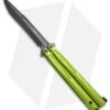 Microtech Tachyon III Balisong Butterfly Lime Green (4.5" Black) 173-1DLCLG