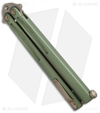 Microtech Tachyon III Balisong Butterfly OD Green (4.5" Bronze) 173-13OD 3 Microtech Tachyon III Balisong Butterfly OD Green (4.5" Bronze) 173-13OD - Image 3