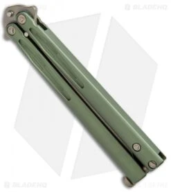 Microtech Tachyon III Balisong Butterfly OD Green (4.5" Bronze) 173-13OD 5 Microtech Tachyon III Balisong Butterfly OD Green (4.5" Bronze) 173-13OD -Microtech Microtech Tachyon III Balisong Butterfly OD Green Bronze 173 13OD BHQ 74511 jr spine