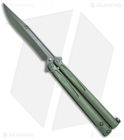 Microtech Tachyon III Balisong Butterfly OD Green (4.5" OD Green) 173-1GR 1 Microtech Tachyon III Balisong Butterfly OD Green (4.5" OD Green) 173-1GR