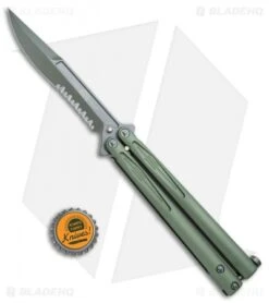 Microtech Tachyon III Balisong Butterfly OD Green (4.5" OD Green Serr) 173-2GR 7 Microtech Tachyon III Balisong Butterfly OD Green (4.5" OD Green Serr) 173-2GR -Microtech Microtech Tachyon III Balisong Butterfly OD Green OD Green Serr 173 2GR BHQ 75228 jr bottlecap