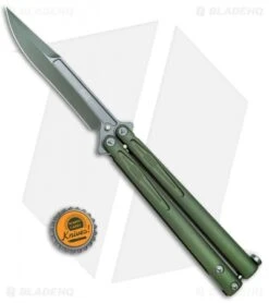 Microtech Tachyon III Balisong Butterfly OD Green (4.5" Sharpened Top Swedge OD) 9 Microtech Tachyon III Balisong Butterfly OD Green (4.5" Sharpened Top Swedge OD) -Microtech Microtech Tachyon III Balisong Butterfly OD Green Sharpened Top Swedge OD BHQ 77871 jr bottlecap