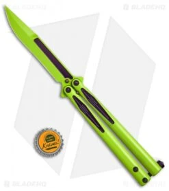 Microtech Tachyon III Balisong Butterfly Incredible (4.5" Green/Purple) 173-1IH 7 Microtech Tachyon III Balisong Butterfly Incredible (4.5" Green/Purple) 173-1IH -Microtech Microtech Tachyon III incredible green purple 1731IH BHQ 68760 er size