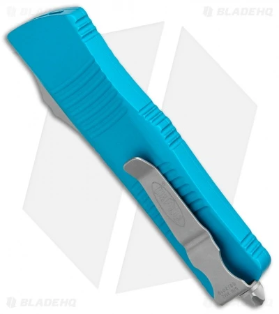 Microtech Troodon D/E OTF Automatic Knife Turquoise (3" Satin) 138-4TQ 3 Microtech Troodon D/E OTF Automatic Knife Turquoise (3" Satin) 138-4TQ - Image 3