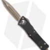 Microtech Troodon D/E OTF Automatic Knife Black (3" Bronze Apoc) 138-13AP