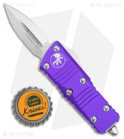 Microtech Troodon Mini D/E CA Legal OTF Auto Knife Purple (1.9" Stonewash) 7 Microtech Troodon Mini D/E CA Legal OTF Auto Knife Purple (1.9" Stonewash) -Microtech Microtech Troodon Mini DE OTF Purple SW BHQ 174868 jr bottlecap