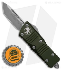 Microtech Troodon Mini T/E CA Legal OTF Auto Knife OD Green (1.9" Apocalyptic) 7 Microtech Troodon Mini T/E CA Legal OTF Auto Knife OD Green (1.9" Apocalyptic) -Microtech Microtech Troodon Mini TE CA Legal OTF AK OD Green 1in Apocalyptic BHQ 178243 td size