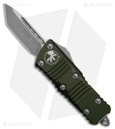 Microtech Troodon Mini T/E CA Legal OTF Auto Knife OD Green (1.9" Apocalyptic) 1 Microtech Troodon Mini T/E CA Legal OTF Auto Knife OD Green (1.9" Apocalyptic)