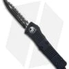 Microtech Troodon D/E OTF Automatic Knife Tactical (3" Black Full Serr) 138-3T