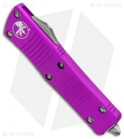 Microtech Troodon S/E OTF Automatic Knife Violet (3" Stonewash) 5 Microtech Troodon S/E OTF Automatic Knife Violet (3" Stonewash) -Microtech Microtech Troodon SE OTF Auto Violet SW 139 10VI BHQ 97930 jr spine