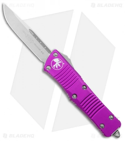 Microtech Troodon S/E OTF Automatic Knife Violet (3" Stonewash) 1 Microtech Troodon S/E OTF Automatic Knife Violet (3" Stonewash)