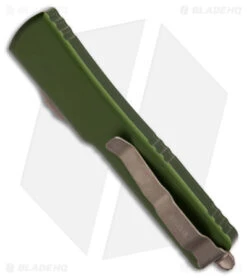 Microtech UTX-70 D/E OTF Automatic Knife OD Green (2.4" Bronze Apocalyptic) 6 Microtech UTX-70 D/E OTF Automatic Knife OD Green (2.4" Bronze Apocalyptic) -Microtech Microtech UTX 70 DE OTF AK OD Green 2in Bronze Apocalyptic BHQ 176100 td side