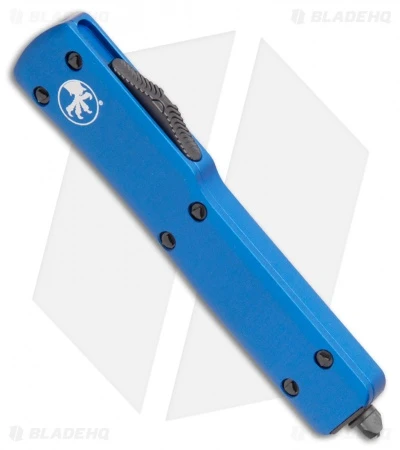 Microtech UTX-70 D/E OTF Automatic Knife Blue (2.4" Two-Tone) 147-1BL 2 Microtech UTX-70 D/E OTF Automatic Knife Blue (2.4" Two-Tone) 147-1BL - Image 2