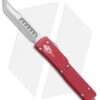 Microtech Signature Series UTX-70 Hellhound Tanto OTF Knife Red (2.4" Stonewash)