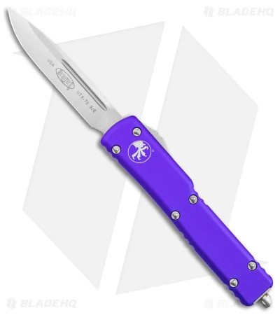 Microtech UTX-70 D/A OTF S/E Automatic Knife Purple (2.4" Satin) 148-4PU 1 Microtech UTX-70 D/A OTF S/E Automatic Knife Purple (2.4" Satin) 148-4PU