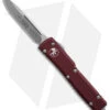 Microtech UTX-70 S/E OTF Automatic Knife Maroon (2.4" Satin) 148-4 MR