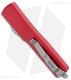 Microtech UTX-70 S/E OTF Automatic Knife Red (2.4" Satin) 148-4RD 6 Microtech UTX-70 S/E OTF Automatic Knife Red (2.4" Satin) 148-4RD -Microtech Microtech UTX 70 SE OTF Auto Red Satin 148 RD BHQ 105407 jr side