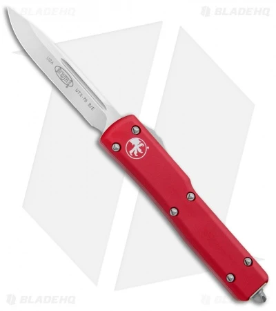 Microtech UTX-70 S/E OTF Automatic Knife Red (2.4" Satin) 148-4RD 1 Microtech UTX-70 S/E OTF Automatic Knife Red (2.4" Satin) 148-4RD