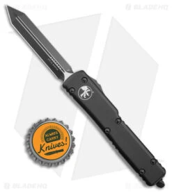 Microtech UTX-70 Spartan Tactical OTF Automatic Knife Black (2.4" Black) 7 Microtech UTX-70 Spartan Tactical OTF Automatic Knife Black (2.4" Black) -Microtech Microtech UTX 70 Spartan Tactical OTF Black Black BHQ 180394 jr bottlecap