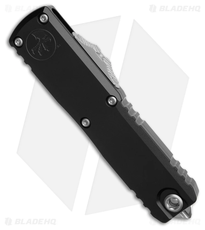 Microtech UTX-85 D/EGen IV OTF Automatic Knife Black (3.1" Stonewash) 2 Microtech UTX-85 D/EGen IV OTF Automatic Knife Black (3.1" Stonewash) - Image 2