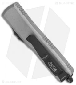 Microtech UTX-85 D/E OTF Automatic Knife Gray Titanium (3.1" DLC) 232-1 TG 6 Microtech UTX-85 D/E OTF Automatic Knife Gray Titanium (3.1" DLC) 232-1 TG -Microtech Microtech UTX 85 DE Gray Black BHQ 135045 jr side