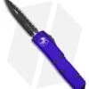 Microtech UTX-85 D/E OTF Automatic Knife Purple (3.1" Serrated) 232-3 PU