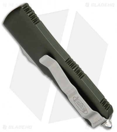 Microtech UTX-85 S/E OTF Automatic Knife OD Green (3.125" Stonewash) 231-10OD 3 Microtech UTX-85 S/E OTF Automatic Knife OD Green (3.125" Stonewash) 231-10OD - Image 3