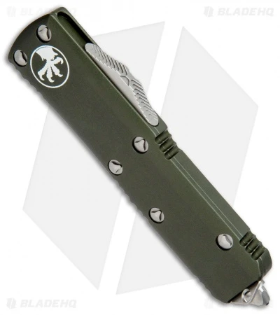 Microtech UTX-85 S/E OTF Automatic Knife OD Green (3.125" Stonewash) 231-10OD 2 Microtech UTX-85 S/E OTF Automatic Knife OD Green (3.125" Stonewash) 231-10OD - Image 2