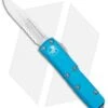 Microtech UTX-85 S/E OTF Automatic Knife Turquoise (3.125" Satin Serr)
