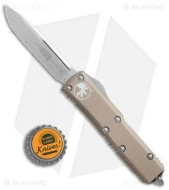 Microtech UTX-85 S/E OTF Automatic Knife Tan (3.125" Stonewash) 231-10TA 7 Microtech UTX-85 S/E OTF Automatic Knife Tan (3.125" Stonewash) 231-10TA -Microtech Microtech UTX 85 SE tan sw BHQ 75796 er bottlecap