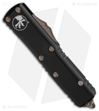 Microtech UTX-85 Spartan OTF Automatic Knife Black (3.1" Bronze) 2 Microtech UTX-85 Spartan OTF Automatic Knife Black (3.1" Bronze) - Image 2