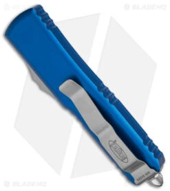 Microtech UTX-85 T/E OTF Automatic Knife Blue (3.1" Stonewash) 233-10 BL 6 Microtech UTX-85 T/E OTF Automatic Knife Blue (3.1" Stonewash) 233-10 BL -Microtech Microtech UTX 85 TE OTF AK Blue 3in SW BHQ 146610 td side