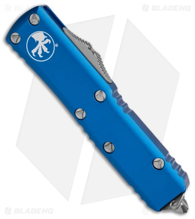 Microtech UTX-85 T/E OTF Automatic Knife Blue (3.1" Stonewash) 233-10 BL 2 Microtech UTX-85 T/E OTF Automatic Knife Blue (3.1" Stonewash) 233-10 BL - Image 2