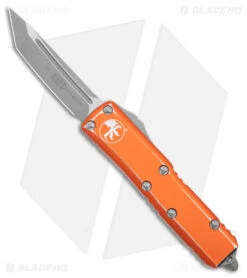 Microtech UTX-85 T/E OTF Automatic Knife Distressed Orange (3.1" Apocalyptic SW)
