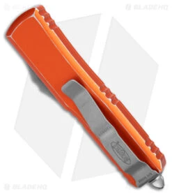 Microtech UTX-85 T/E OTF Automatic Knife Distressed Orange (3.1" Apocalyptic SW) 6 Microtech UTX-85 T/E OTF Automatic Knife Distressed Orange (3.1" Apocalyptic SW) -Microtech Microtech UTX 85 TE OTF Auto Distressed Orange Apocalyptic BHQ 178760 jr side