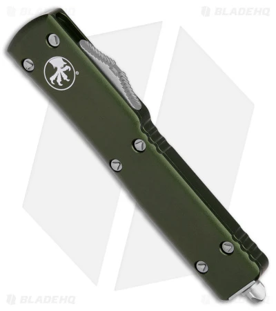 Microtech UTX-70 D/A Tanto OTF Automatic Knife OD Green (2.4" SW Full Serr) 2 Microtech UTX-70 D/A Tanto OTF Automatic Knife OD Green (2.4" SW Full Serr) - Image 2
