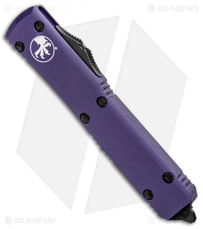 Microtech Ultratech Bayonet OTF Automatic Purple (3.4" Black) 2 Microtech Ultratech Bayonet OTF Automatic Purple (3.4" Black) - Image 2