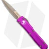 Microtech Ultratech Bayonet OTF Automatic Knife Violet (3.4" Bronze Apocalyptic)