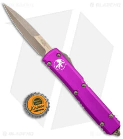 Microtech Ultratech Bayonet OTF Automatic Knife Violet (3.4" Bronze Apocalyptic) 7 Microtech Ultratech Bayonet OTF Automatic Knife Violet (3.4" Bronze Apocalyptic) -Microtech Microtech Ultratech Bayo OTF Auto Violet Bronze Apocalyptic BHQ 176081 jr bottlecap