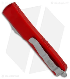 Microtech Ultratech Bayonet OTF Automatic Knife Red (3.4" Stonewash) 6 Microtech Ultratech Bayonet OTF Automatic Knife Red (3.4" Stonewash) -Microtech Microtech Ultratech Bayo OTF Tri Grip Red SW 120 10RD BHQ 31819 jr sidetd