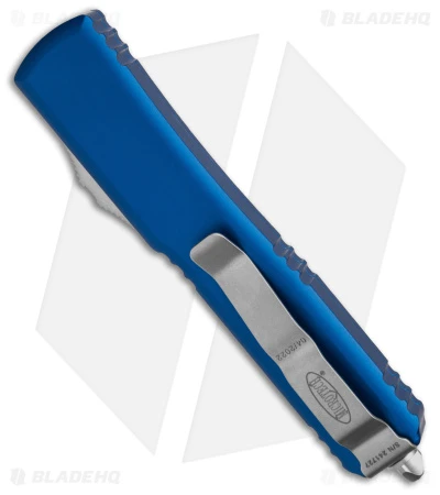 Microtech Ultratech Bayonet OTF Automatic Knife Blue CC (3.4" SW) 120-10BL 3 Microtech Ultratech Bayonet OTF Automatic Knife Blue CC (3.4" SW) 120-10BL - Image 3