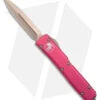 Microtech Ultratech D/E OTF Automatic Knife Pink (3.4" Bronze)