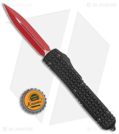 Microtech Ultratech Dagger OTF Automatic Knife Black (3.4" Red) Sith Lord 4 Microtech Ultratech Dagger OTF Automatic Knife Black (3.4" Red) Sith Lord - Image 4