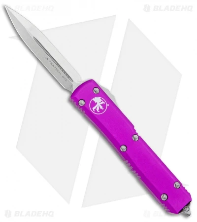 Microtech Ultratech Dagger OTF Automatic Knife Violet CC (3.4" Stonewash) 1 Microtech Ultratech Dagger OTF Automatic Knife Violet CC (3.4" Stonewash)